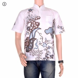 Baju Koko Batik Prasaja Motif 2 Tokopedia