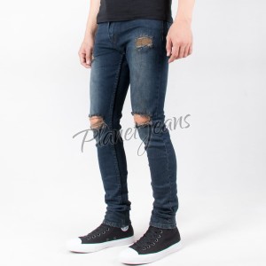Celana Jeans Sobek Premium Tokopedia