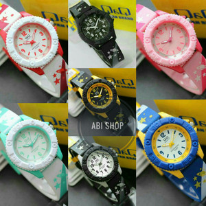 Jam Wanita Original Q Q Vq04 Strap Tosca Transparent Hargajam Harga Jam Cewek Ori Anti Air Tokopedia