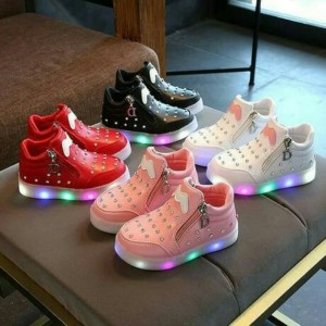Sepatu Swaroski Sepatu Lampu Anak Tokopedia
