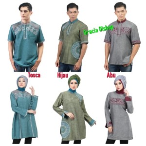 Baju Muslim Couple Busana Muslim Couple Tokopedia