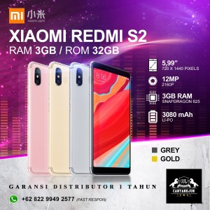 Xiaomi Redmi S2 Ram 4gb Internal 64gb Garansi 1 Tahun Tokopedia