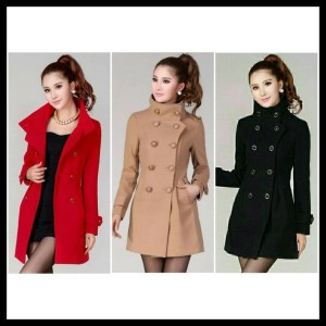 Mantel Coat Baju Hangat Reysotic Red Tokopedia