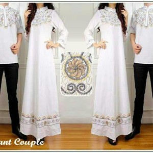Couple Elegan Putih Cp Batik Katun Tokopedia
