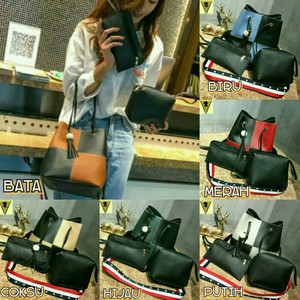 Grosir Tas Pouch Kosmetik Dompet Kosmetik Tas Kosmetik Import Korea Bahan Tokopedia