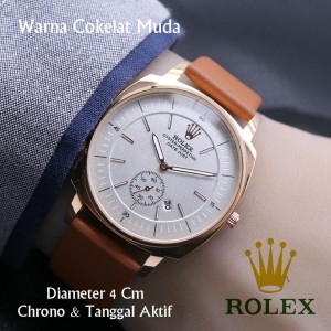 Jam Tangan Pria Rolex Chrono Tokopedia