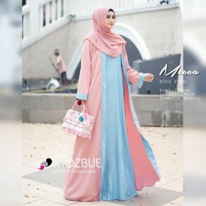 Baju Muslim Gamis Dress Abaya Crepe Polos Renda Turismo Ori Tokopedia
