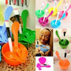 Mangkok Masker Kosmetik Warna Mask Bowl Biru Tokopedia