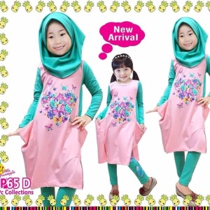 Setelan Baju Muslim Little Penapple 66 Size 2 S D 12 Tokopedia