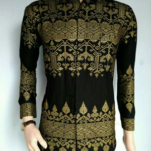 Kemeja Hem Baju Batik Pria Modern Tokopedia