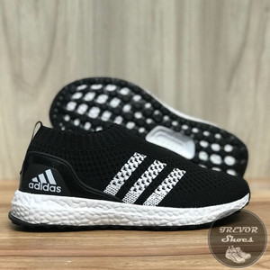 Adidas Kids Sepatu Sekolah Anak Hitam Full Black Sneaker Anak Laki Laki Perempuan Size 33 37 Tokopedia