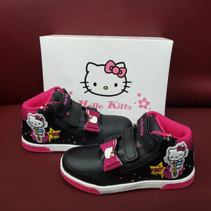 Sepatu Ando Hello Kitty Terbaru Sepatu Anak Perempuan Hitam Putih Tokopedia