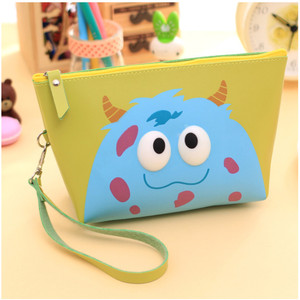 Tempat Pensil Jumbo Dompet Kosmetik Kartun 3d Mata Menonjol Tokopedia