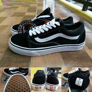 Sepatu Vans Oldskool Hitam Tokopedia