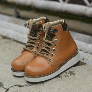Sepatu Boots Kulit Anak Sepatu Anak Laki Laki Hitam Sepatu Anak Kecil Gf Tokopedia