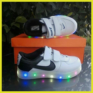 Sepatu Sekolah Led Sepatu Led Lampu Spiderman Tokopedia