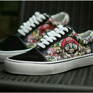 Sepatu Vans Motif Mario Tokopedia