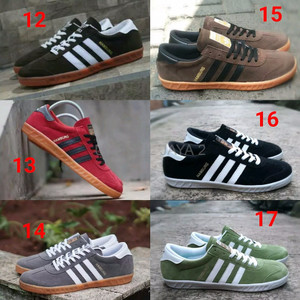 Sepatu Pria Adidas Hamburg Sneakers Kets Casual Tokopedia