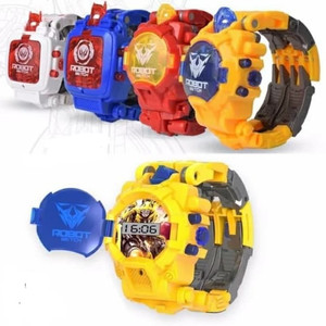 Jam Tangan Robot Transformer Jam Tangan Anak Transformer Tobot Tokopedia
