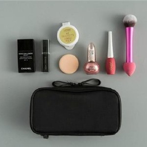 Double Zip Make Up Bag Tas Make Up Tempat Kosmetik Cosmetic Bag Tokopedia