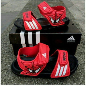 Sepatu Sandal Spiderman Anak Laki Laki Material Karet Tokopedia