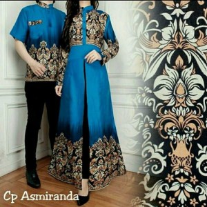 Baju Muslim Batik Couple Asmaranda Tokopedia