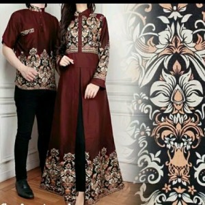 Baju Muslim Batik Couple Asmaranda Tokopedia