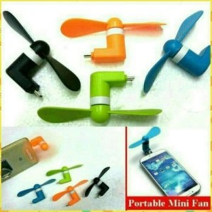 Kipas Angin Mini Micro Otg Portable Mini Fan For Android Kipas Hp Tokopedia