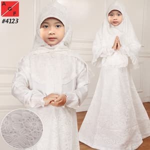 Baju Muslim Gamis Syari Putih Abaya Hitam Tokopedia