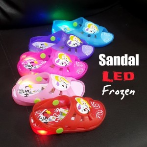 Sepatu Anak Perempuan Frozen Led 22 25 Tokopedia
