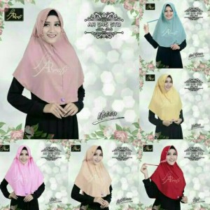 Jilbab Instan Talita Kombinasi Std List Garis Arrafi-Ar 45 Std A
