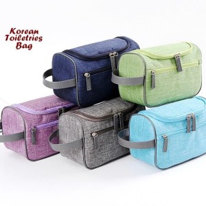Korean Toiletries Bag Tas Kosmetik Alat Mandi Travel Bag Termurah Tokopedia