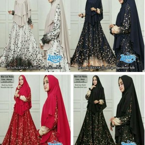 Gamis Syarii Baju Muslim Pesta Hijab Wanita Tokopedia