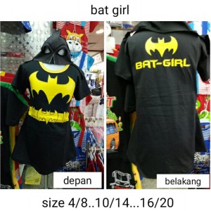 Baju Anak Kostum Perempuan Batgirl Tokopedia