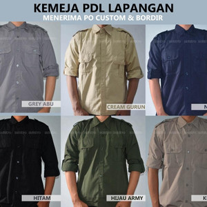 Kemeja Pdl Kemeja Lapangan Baju Kemeja Outdoor Tokopedia