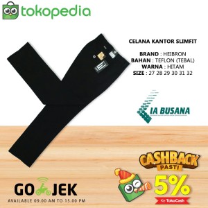 Celana Bahan Kantor Formal Model Slim Fit Reguler Pria Cowok Lengkap Tokopedia