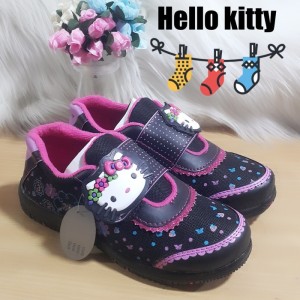 Sepatu Anak Perempuan Milton Kitty Bunga Merah Tokopedia
