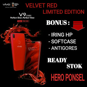 Vivo V9 Red Garansi Resmi Tokopedia