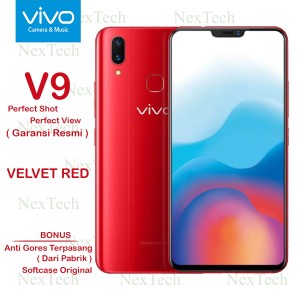 Vivo V9 Red Garansi Resmi Tokopedia