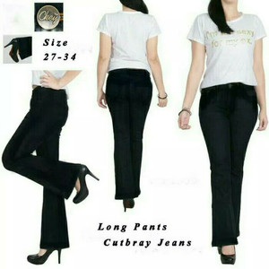 Celana Jeans Cutbray Jumbo Tokopedia