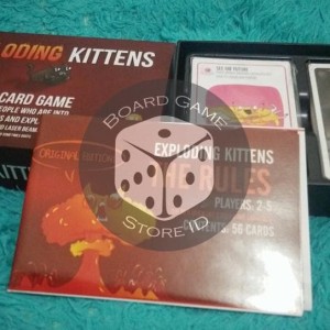 Exploding Kittens Red Board Game Harga Promo Tokopedia