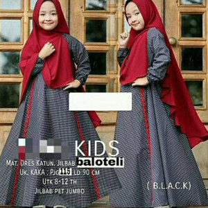 Baju Hijab Anak Perempuan Gamis Anak Tokopedia
