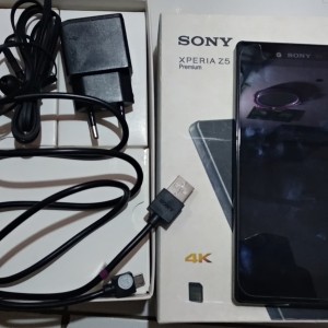 Sony Z5 Premium Black Second Fullset Ex Inter Tokopedia