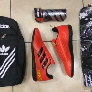 Paket Komplit Sepatu Futsal Adidas X Techfit Tokopedia