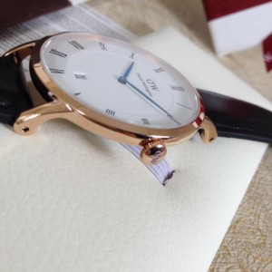 Daniel Wellington Dapper Black Rosegold Plat White 38mm Spr Originalbm Tokopedia