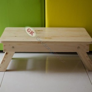 Meja Laptop Lipat Kokoh Kayu Jati Belanda Untuk Lesehan 55x35cm Tokopedia