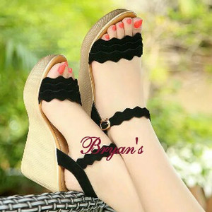 Sepatu Wedges Wanita 6 Tokopedia