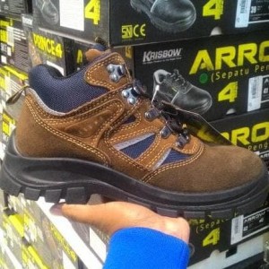 Krisbow Safety Shoes Prince 6 Inch Cokelat Sepatu Safety Sepatu Pengaman Tokopedia