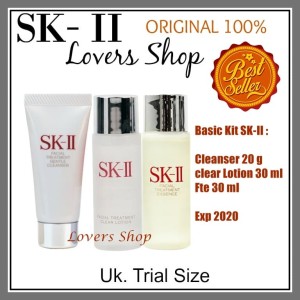 Sk Ii Sk2 Skii Sk Ii Pouch Dompet Kosmetik Cantik Gold Original Tokopedia