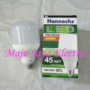 Lampu Led Hannochs Premier Jumbo 45w Harga Lebih Ekonomis Tinggi Led Philips 33 Dan 40 Watt Tokopedia